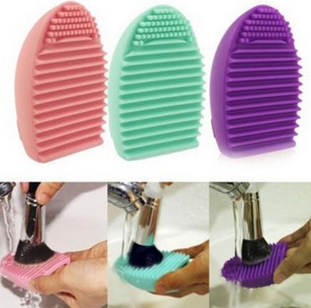 Heart Silicone Brush Cleaner Egg Makeup Brushes Cleaner Cleaning Glove  Brushegg Cosmetic Professional Make Up Brushes Tools DHL Drop Ship From  Beauty_rose, $1.1